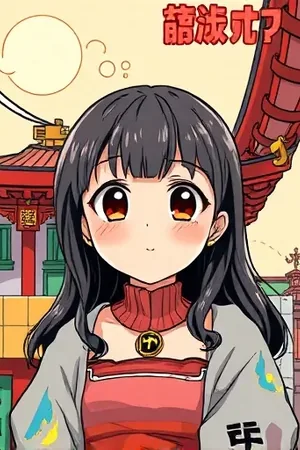 《钟摆与麦田》竖版海报，巨大钟摆垂落在金色麦浪之间