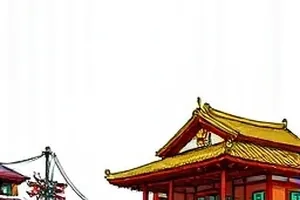 《潮汐接线员》封面，接线员坐在被潮水环绕的交换机前